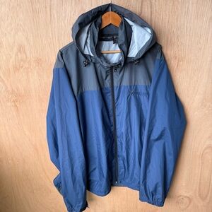 Frogg Toggs Men's XL /XXL River Toadz Zip Up‎ Hooded Windbreaker Rain Jacket